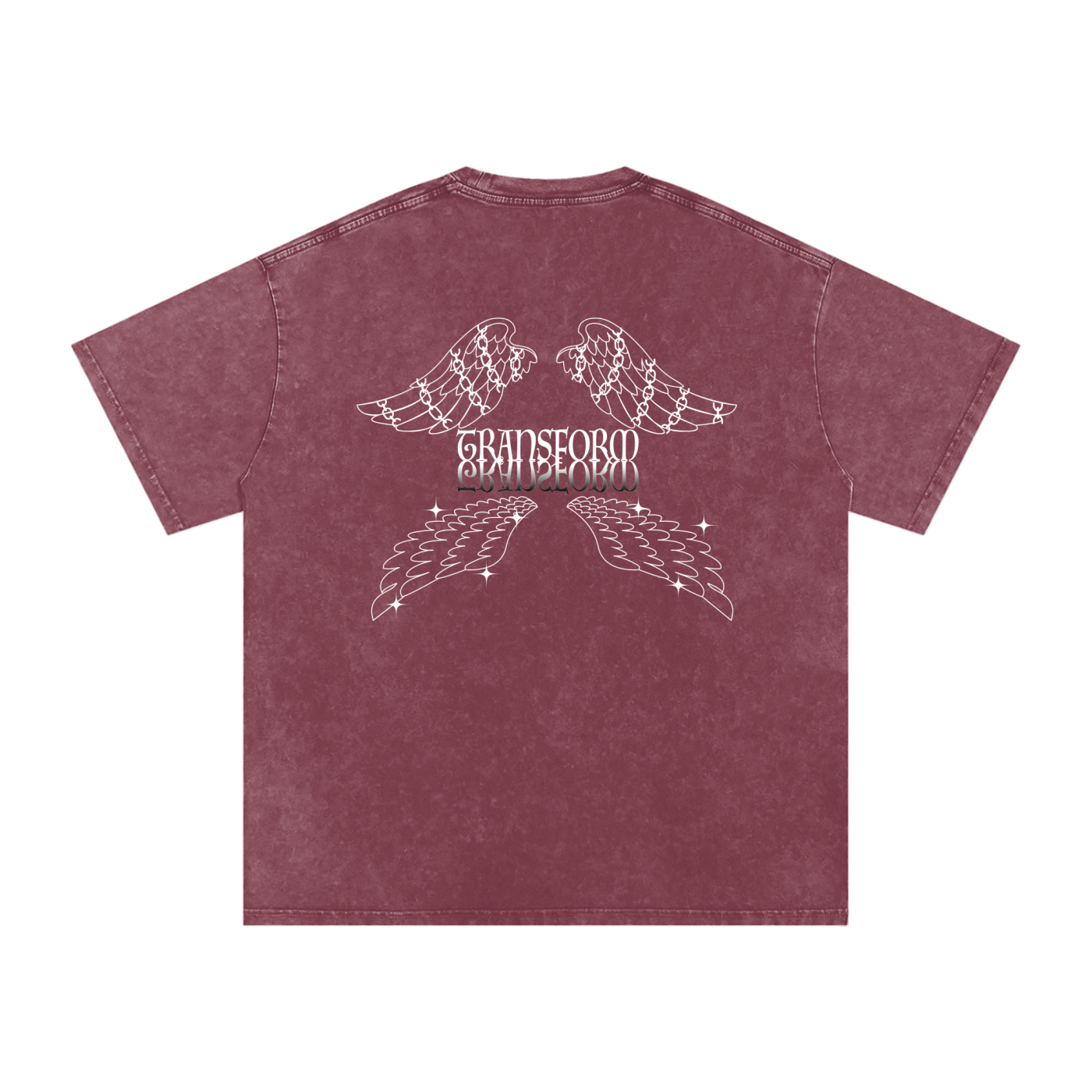 Transform Dark Washed Oversized Cotton Tee