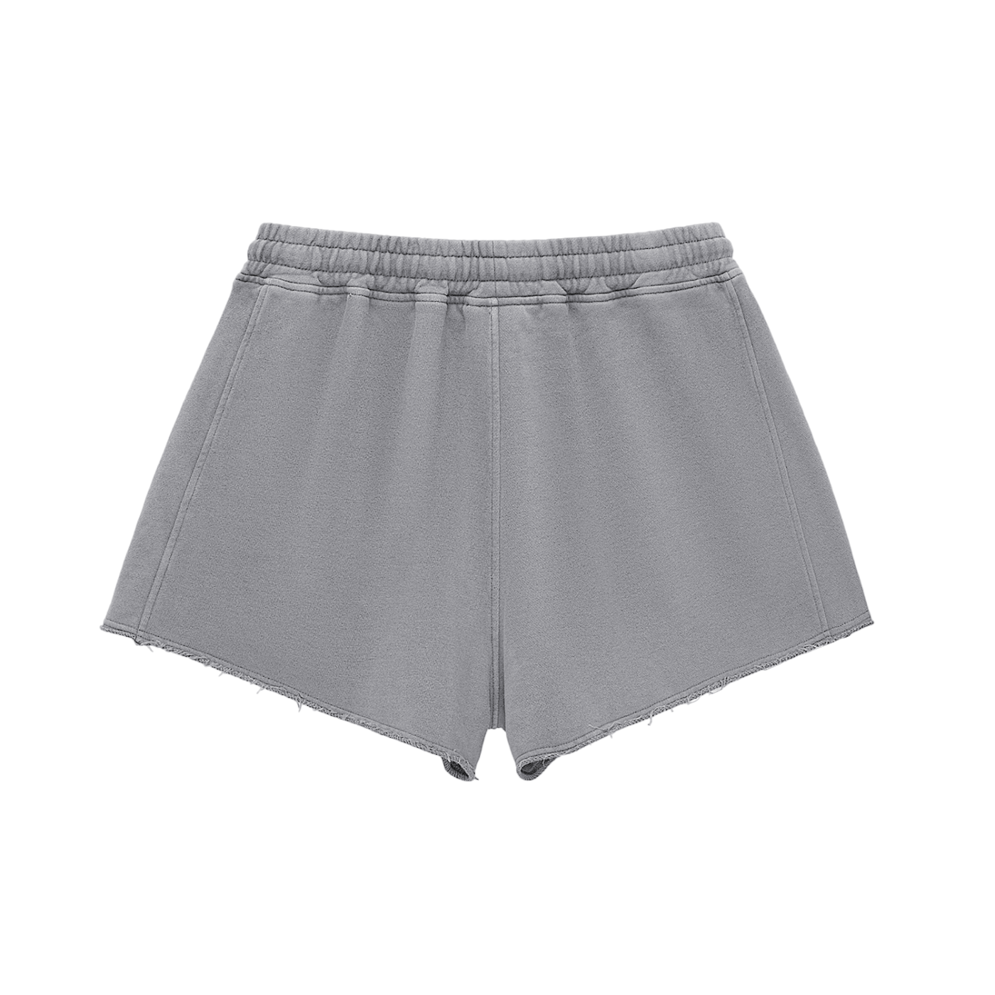 Ace Washed Raw Edge Drawstring Shorts