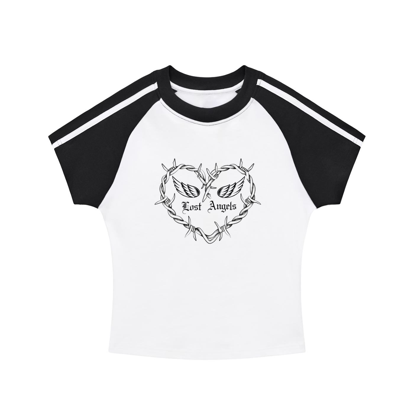 Lost Angels Raglan Sleeve Tee
