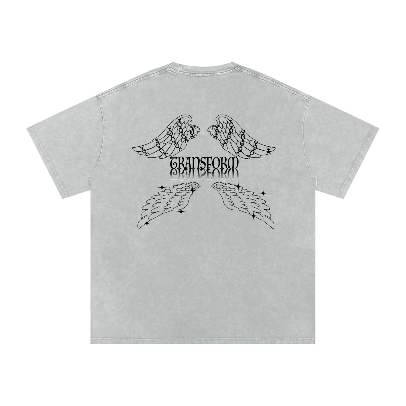 Transform Light Washed Oversized Cotton Tee