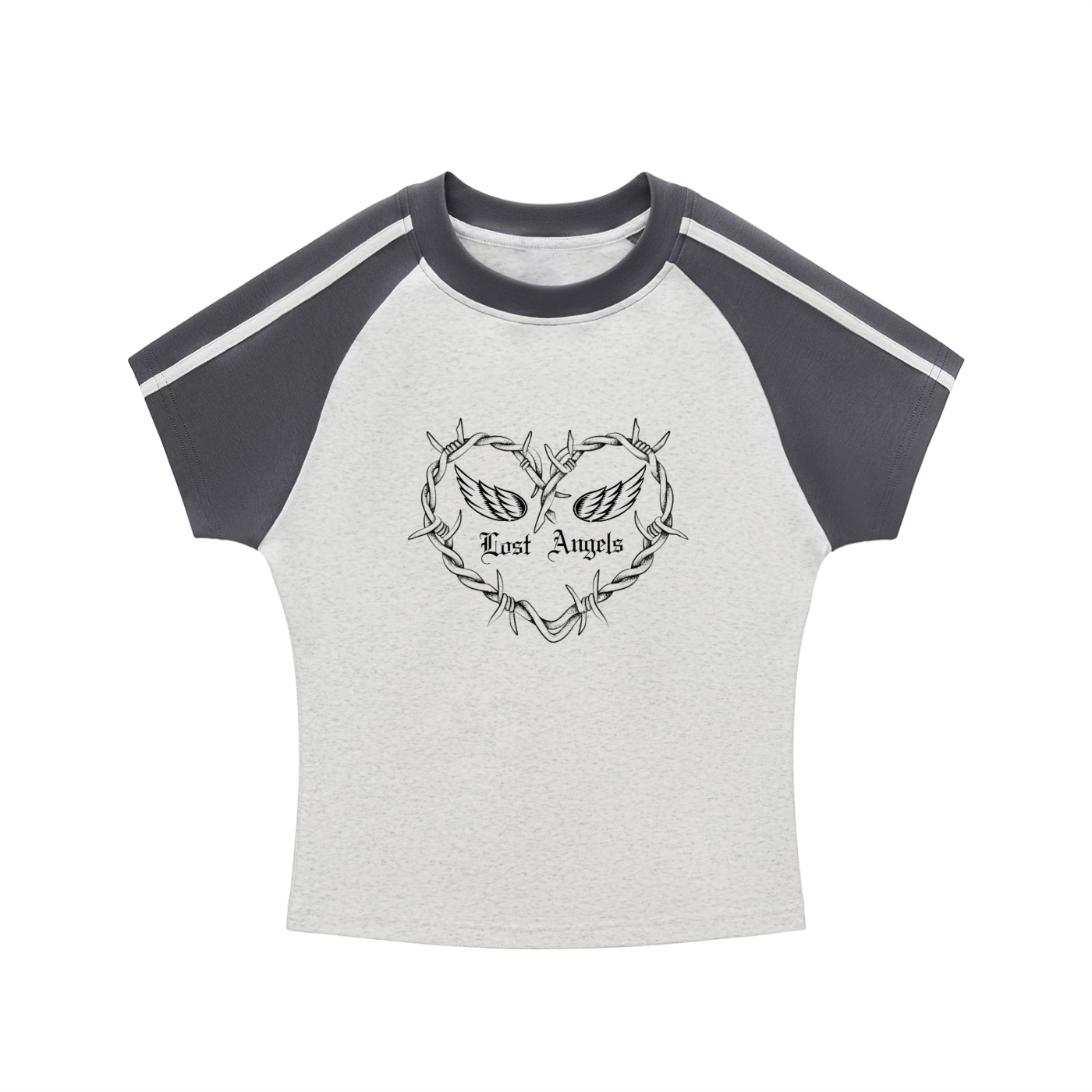 Lost Angels Raglan Sleeve Tee
