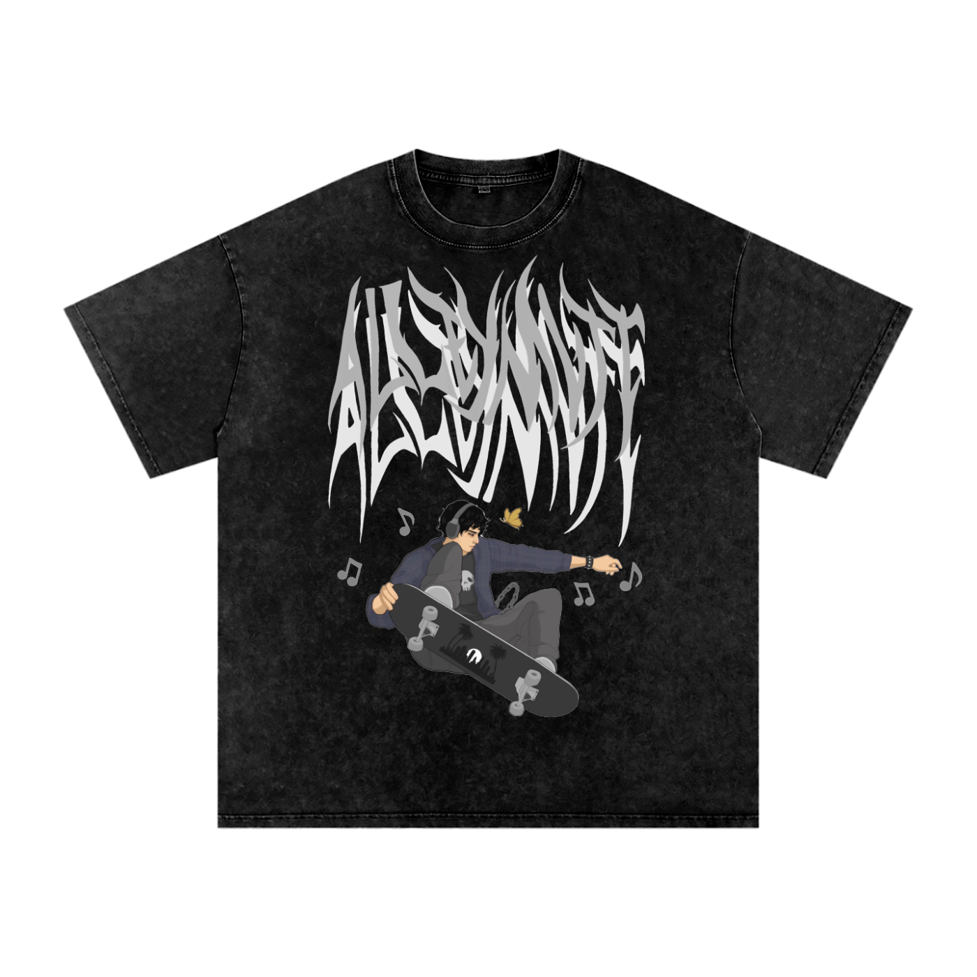 AlleyMutt Washed Cotton Tee