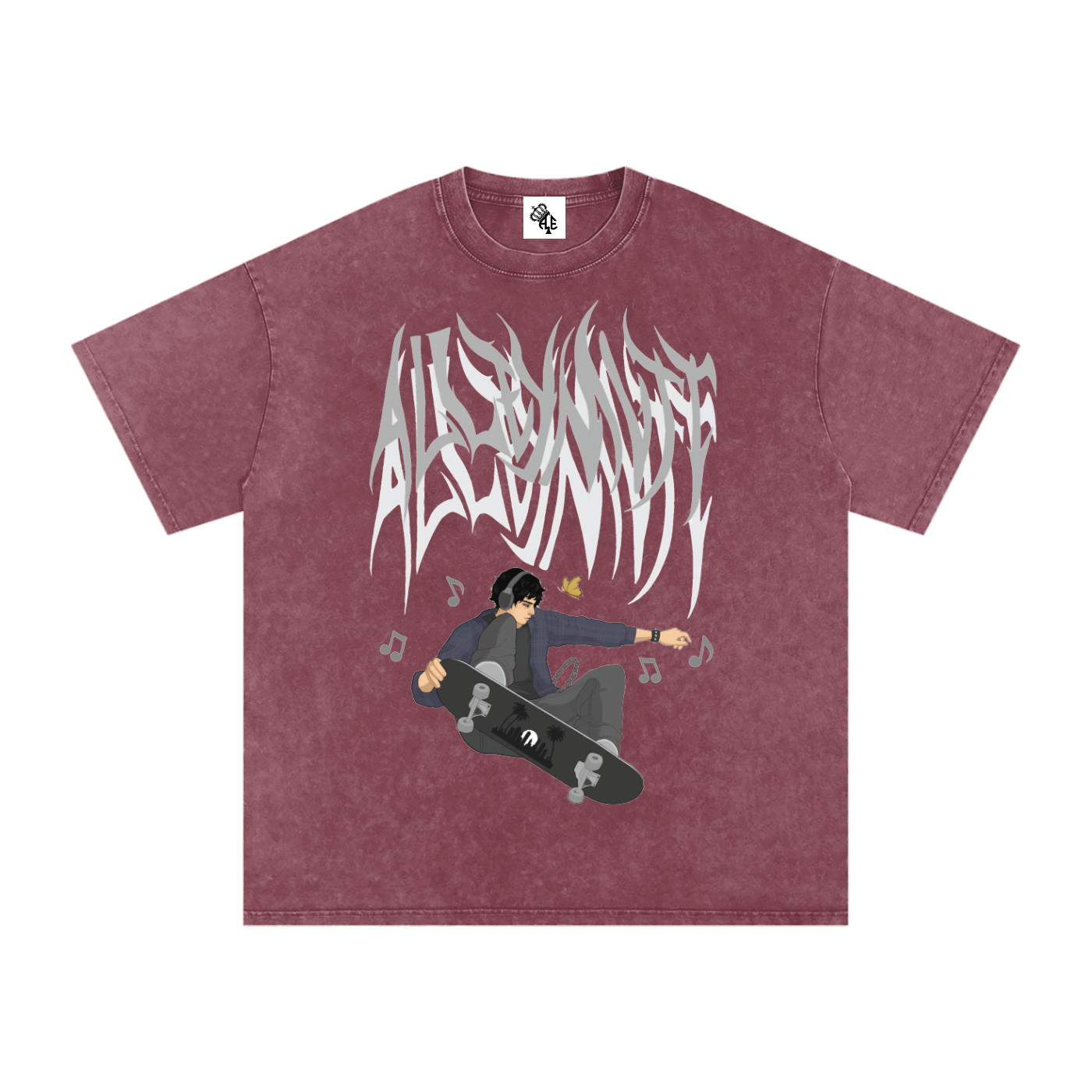 AlleyMutt Washed Cotton Tee