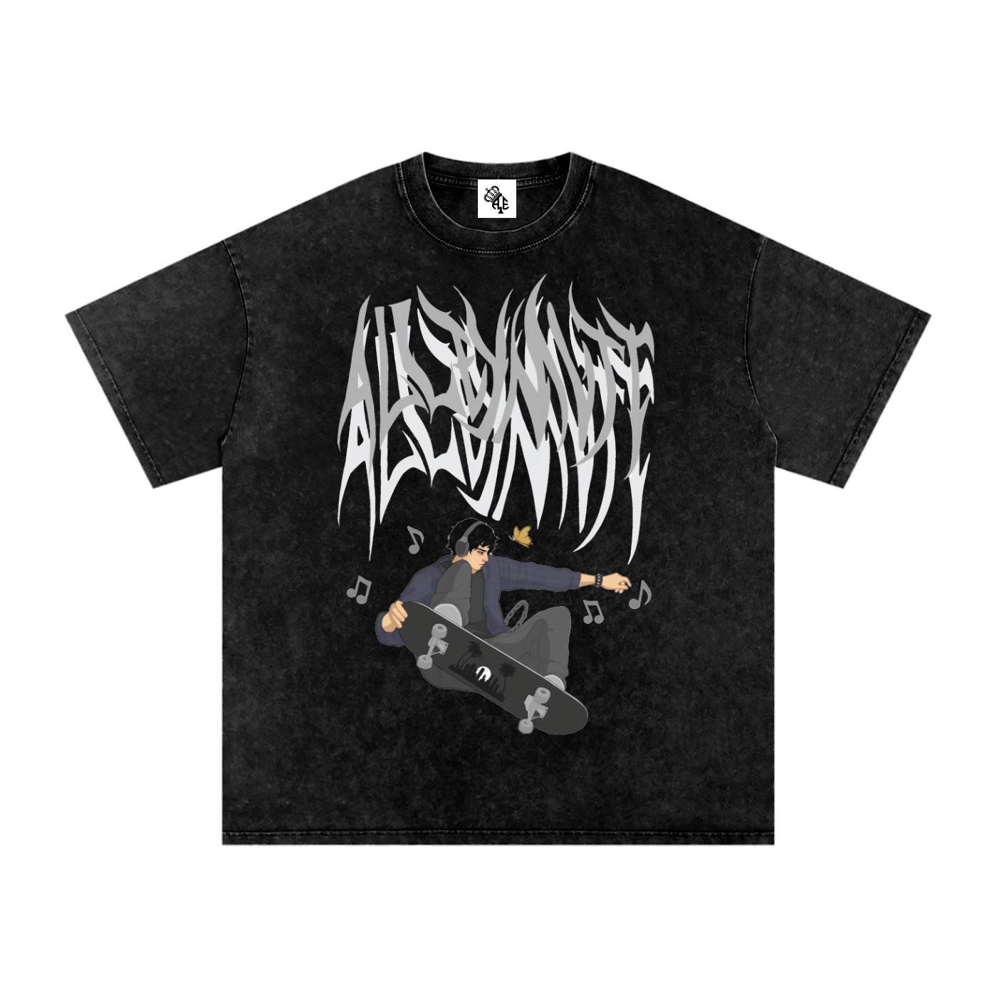 AlleyMutt Washed Cotton Tee